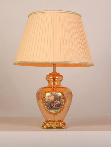 Настольная лампа декоративная Abrasax Lilie TL.8102-1GO