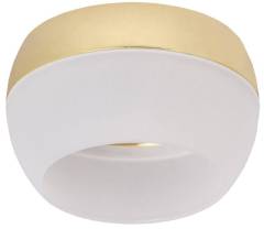 Светильник 4010 накладной потолочный под лампу GX53 золото IEK LT-UPB0-4010-GX53-1-K22