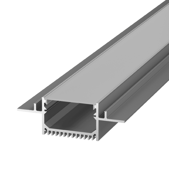 Алюминиевый профиль Design LED без видимой рамки LG49, 2500 мм, анодированный