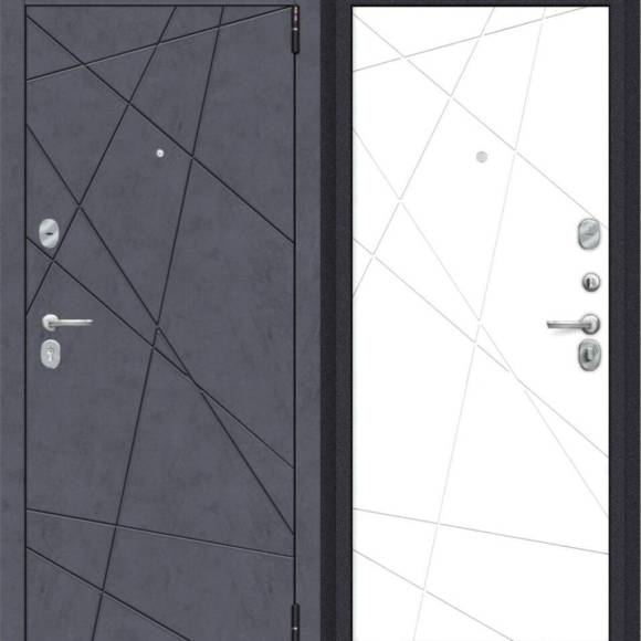 Porta R-3 15/15 Graphite Art/Super White/Лунный камень (PORTIKA)