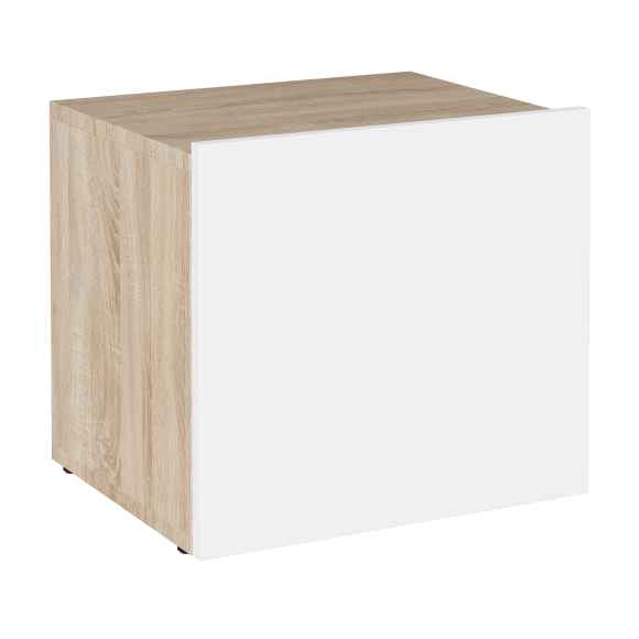 Тумба DIWO Коломна 40 напольная, 40x38x33,6 см, белый, дуб сонома