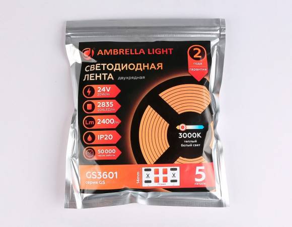 Лента светодиодная Ambrella Light GS GS3601 Лента светодиодная Ambrella Light GS GS3601