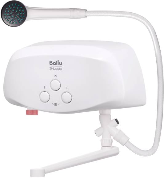 Проточный водонагреватель Ballu 3-logic 3-logic TS (5,5 kW) кран и душ Проточный водонагреватель Ballu 3-logic 3-logic TS (5,5 kW) кран и душ