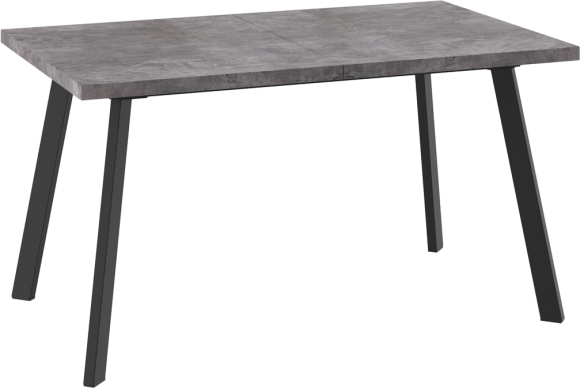 Обеденный стол Mamadoma Borg 140x85 см, дымчатая керамика, черный
