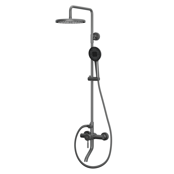 Душевая стойка Rush Melos SUS1101-40Grey графит