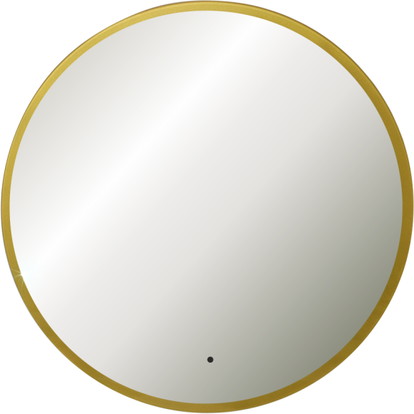 Зеркало круглое Silver Mirrors Monaco 100 с подсветкой, gold