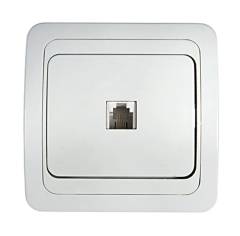 Розетка телефонная 1-м СП Classico 2034 16А IP20 бел. ASD / IN HOME 4690612000404 Розетка телефонная 1-м СП Classico 2034 16А IP20 бел. ASD / IN HOME 4690612000404