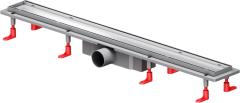 Душевой трап (лоток) AM.PM PrimeFlow Tile 80 см, сталь матовая