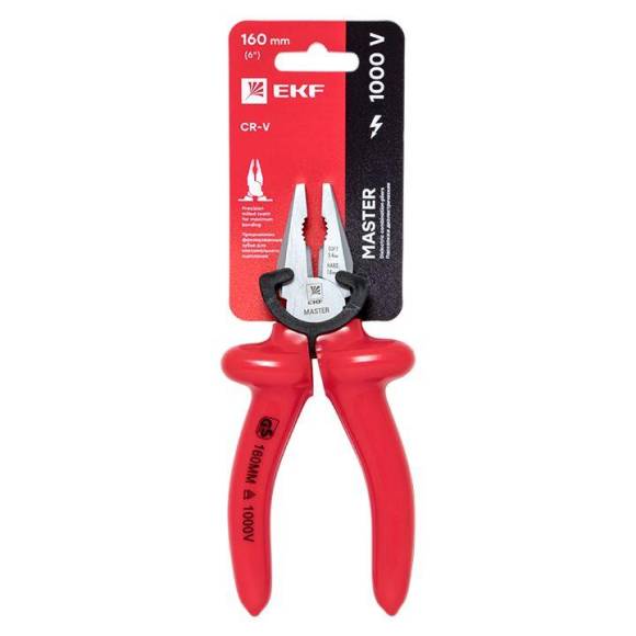 Пассатижи 160мм Master 1000В Basic EKF pas-160-mas-in Пассатижи 160мм Master 1000В Basic EKF pas-160-mas-in