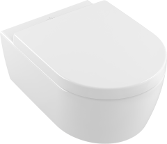 Унитаз подвесной Villeroy & Boch Avento 5656HR01 alpin, безободковый Унитаз подвесной Villeroy & Boch Avento 5656HR01 alpin, безободковый