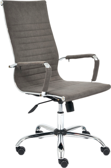 Компьютерное кресло TetChair Urban, флок серый 29 Компьютерное кресло TetChair Urban, флок серый 29