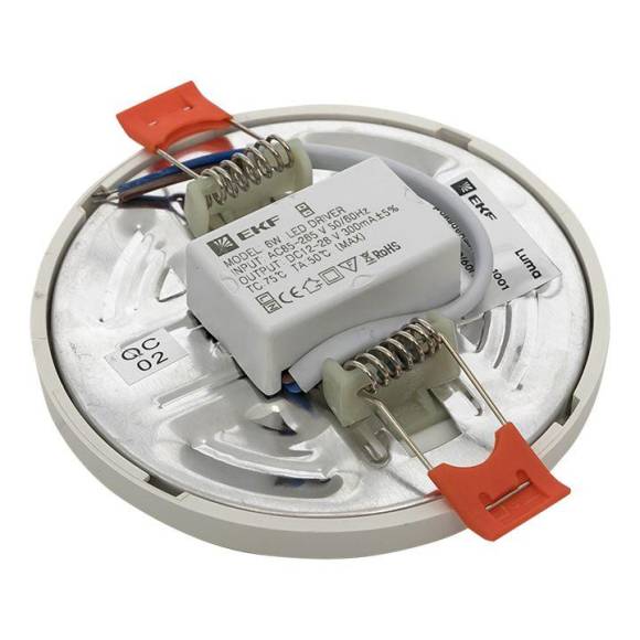 Светильник светодиодный ДВО 1001 6Вт 2700К IP20 встраив. Basic EKF DLL-1001-6-2700 Светильник светодиодный ДВО 1001 6Вт 2700К IP20 встраив. Basic EKF DLL-1001-6-2700