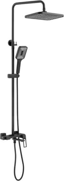 Душевая стойка Shevanik S6836H черная