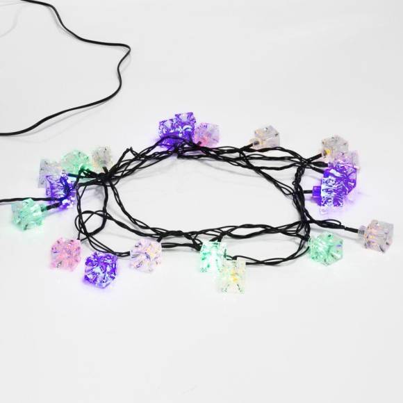 Гирлянда светодиодная "Кубики" 2.8м 20LED мультиколор 2Вт IP20 с контроллером 8 режимов Neon-Night 303-061 Гирлянда светодиодная "Кубики" 2.8м 20LED мультиколор 2Вт IP20 с контроллером 8 режимов Neon-Night 303-061