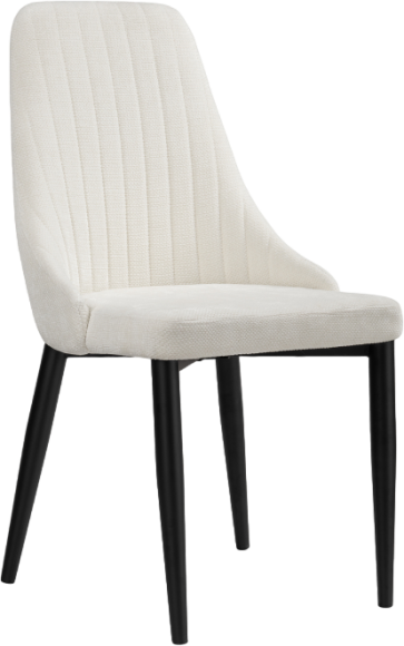 Стул Woodville Kora white, ножки black