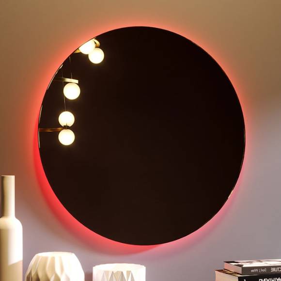 Зеркало круглое Silver Mirrors Savanna RGB 77 с подсветкой