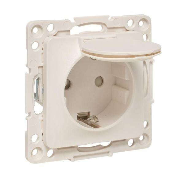 Розетка 1-м СП Стокгольм 16А IP44 с заземл.защ. шторки с крышкой механизм бел. PROxima EKF EYR16-028-10-44 Розетка 1-м СП Стокгольм 16А IP44 с заземл.защ. шторки с крышкой механизм бел. PROxima EKF EYR16-028-10-44