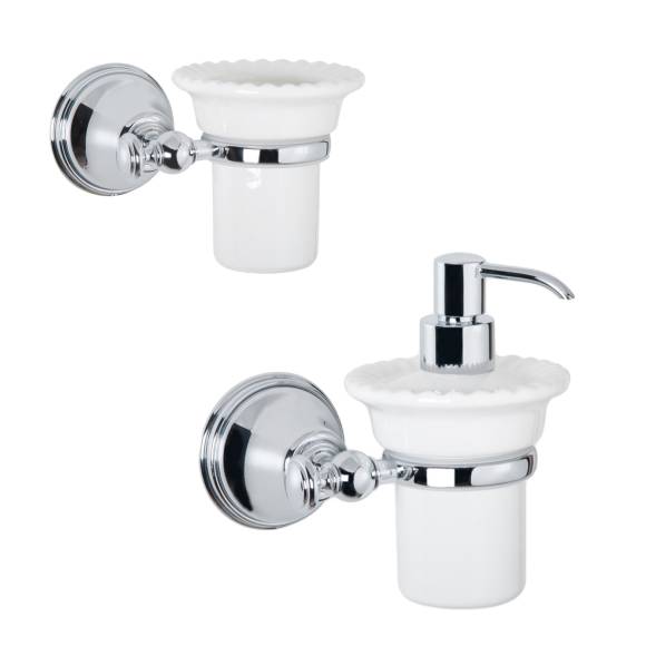 Набор Стакан Tiffany World Harmony TWHA109cr + Дозатор TWHA108cr