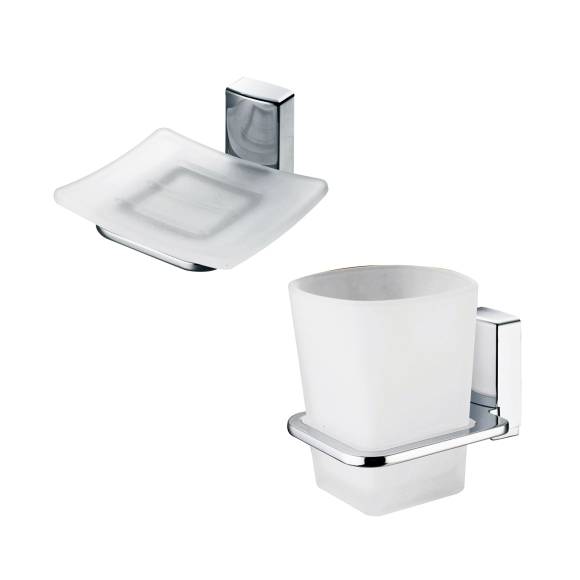 Набор Стакан Wasserkraft Leine K-5028 + Мыльница K-5029