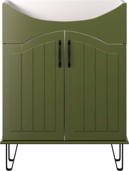 Тумба под раковину DIWO Сочи 65 зеленая