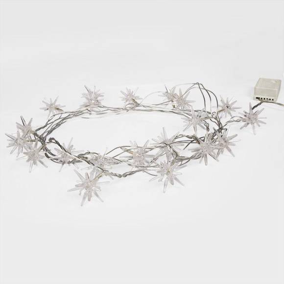 Гирлянда светодиодная "Снежинки" 2.8м 20LED бел. 1Вт IP20 Neon-Night 303-036 Гирлянда светодиодная "Снежинки" 2.8м 20LED бел. 1Вт IP20 Neon-Night 303-036
