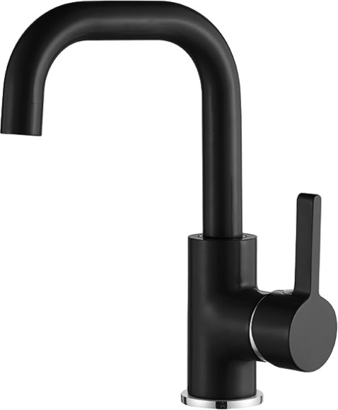 Смеситель для раковины Ledeme L1099B черный