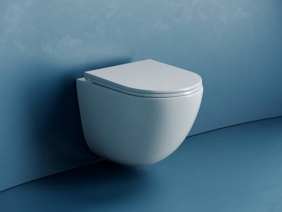 Комплект Унитаз подвесной Ceramicanova Vogue CN4008T + Инсталляция EWRIKA ProLT 0026-2020 + Кнопка 0041 хром