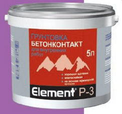 Элемент Р-3 Бетонконтакт  для внутренних работ без запаха 10л