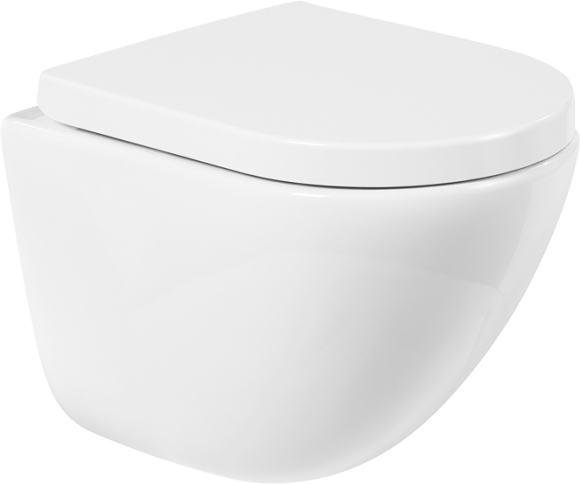 Унитаз подвесной BelBagno Amanda BB051CHR безободковый, крышка BB105SC с микролифтом