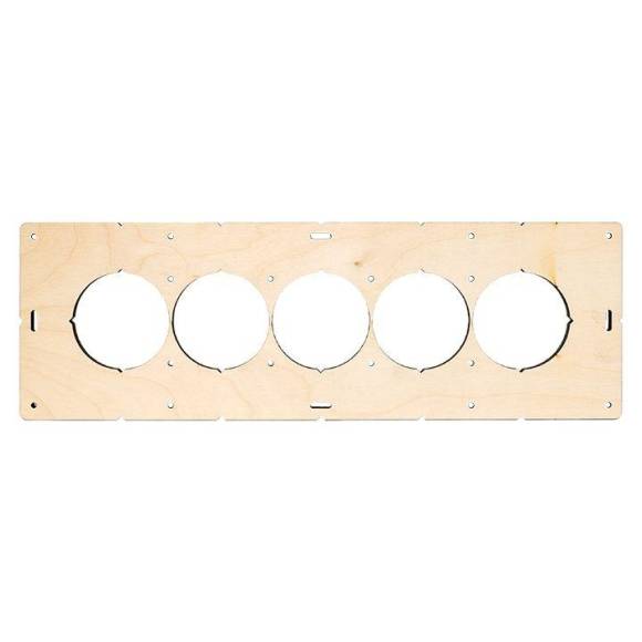 Шаблон для подрозетников c 5 отв. d68мм Expert EKF sh-d68-5