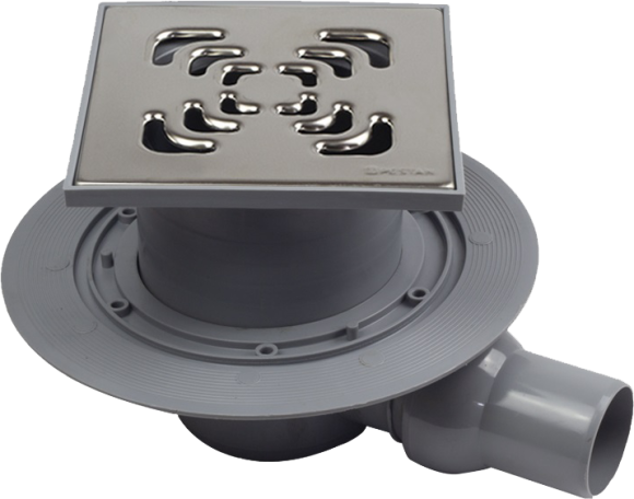 Душевой трап Pestan Square Mask Square 1 Mask 13000073, хром