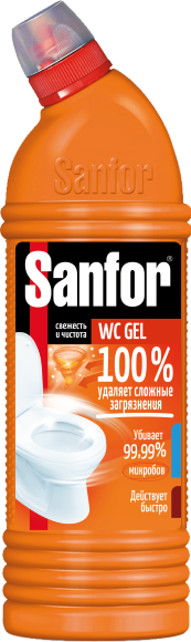 Универсальное моющее средство Sanfor WC Gel Super Power, 1 л
