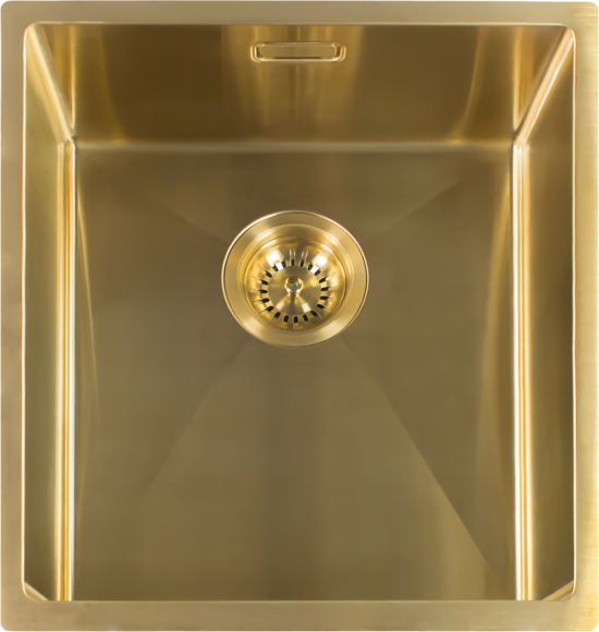 Мойка кухонная Reginox Miami 3,5" PVD 40x40 gold