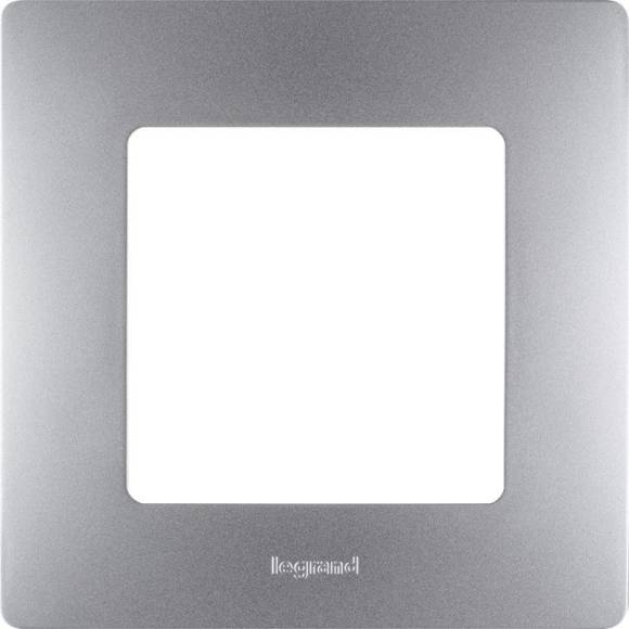 Рамка 1-м Etika алюм. Leg 672551 Рамка 1-м Etika алюм. Leg 672551