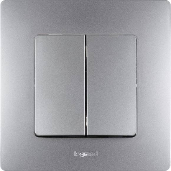 Рамка 1-м Etika алюм. Leg 672551 Рамка 1-м Etika алюм. Leg 672551