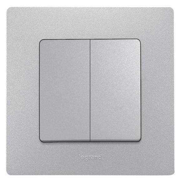 Рамка 1-м Etika алюм. Leg 672551 Рамка 1-м Etika алюм. Leg 672551