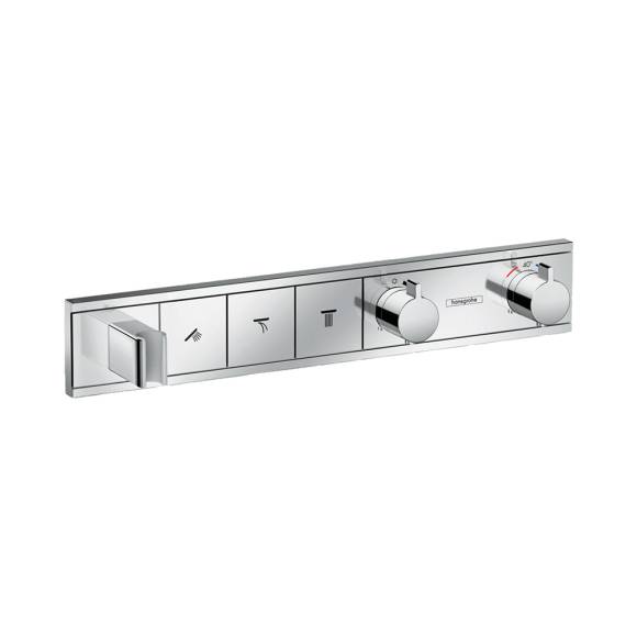 Термостатический смеситель встраиваемый Hansgrohe RainSelect 15356000, С ВНУТРЕННЕЙ ЧАСТЬЮ, хром