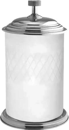 Мусорное ведро Boheme Royal Cristal Chrome 5 л, хром