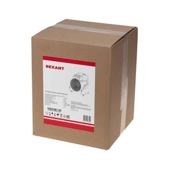 Пушка тепловая цилиндрическая подставка 3кВт Rexant 60-0002 Пушка тепловая цилиндрическая подставка 3кВт Rexant 60-0002