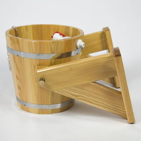 Обливное устройство лиственница натуральная 12 л Bentwood Обливное устройство лиственница натуральная 12 л Bentwood