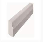 Бордюрный камень БР.18 гладкий, серый