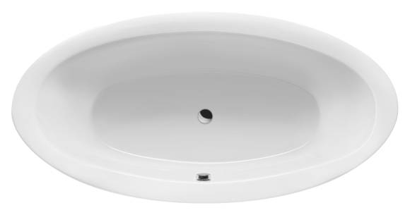 Акриловая ванна Excellent Lumina WAEX.LUM19WH без опоры 190x95 см, отдельностоящая, белая, овальная