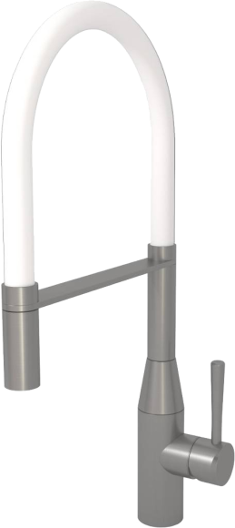 Смеситель для кухни Seaman Visconti SSL-7671-MS mist satin, white