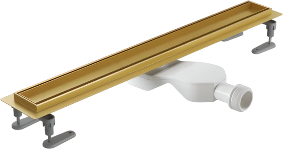Душевой трап (лоток) Excellent Stilio Gold INEX.1515.700.P.GL 70 см