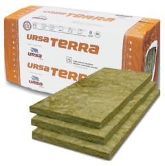 Утеплитель URSA TERRA  34PN (10) 1000-600-50 (6,00кв.м.; 0,300куб.м.) (36уп/поддон)