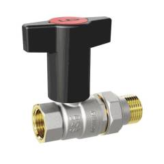 Шаровой кран LD Pride 47.348.15, 1/2" ВРx1/2" НР