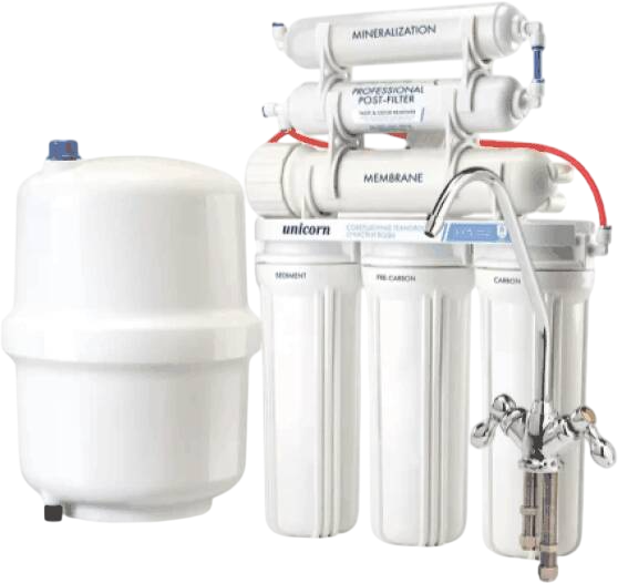Система обратного осмоса Unicorn FRO-6 с краном Система обратного осмоса Unicorn FRO-6 с краном