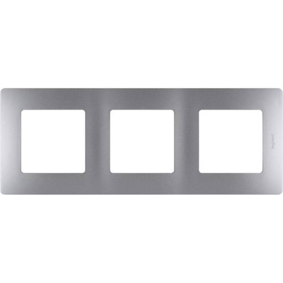 Рамка 3-м Etika алюм. Leg 672553 Рамка 3-м Etika алюм. Leg 672553