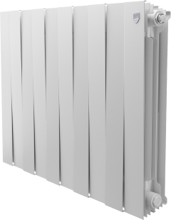 Радиатор биметаллический Royal Thermo Piano Forte 500 bianco traffico 10 секций, белый