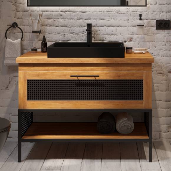 Тумба с раковиной Belinza Trellis 100 грецкий орех